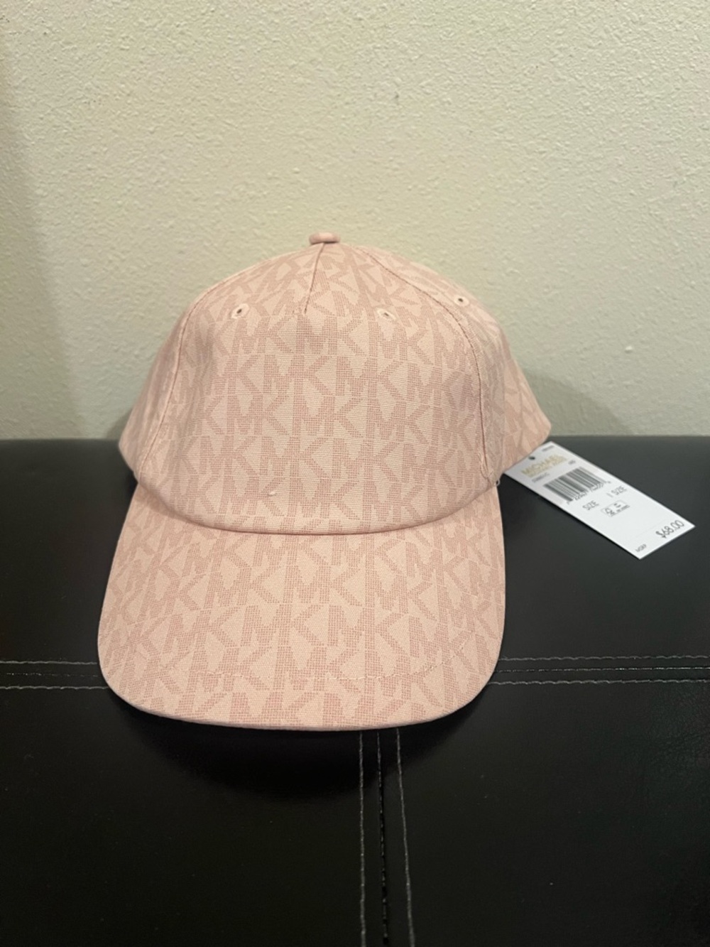 MICHAEL Michael Kors Blush Pink MK Monogram Baseball Cap